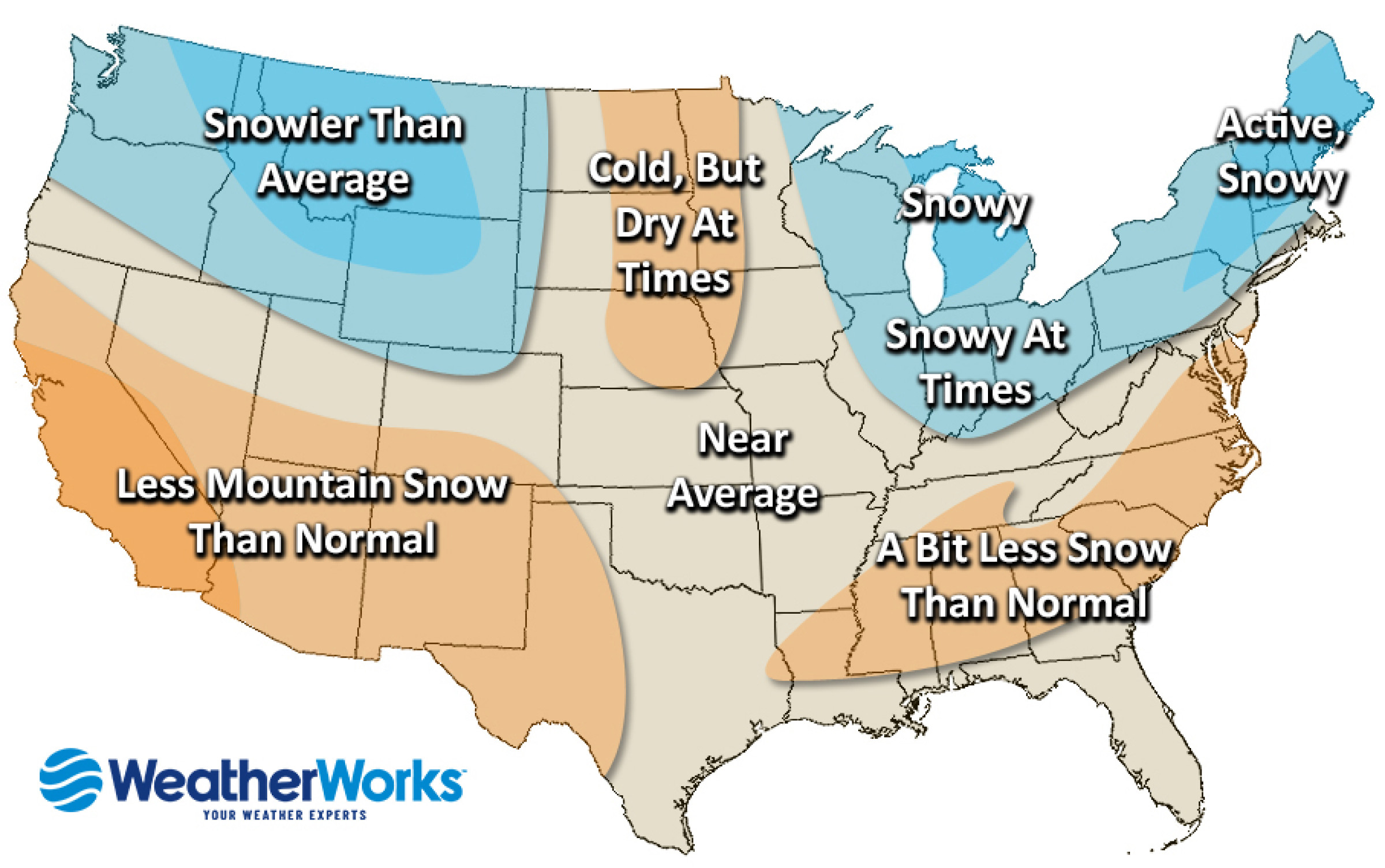 WeatherWorks coverage map.